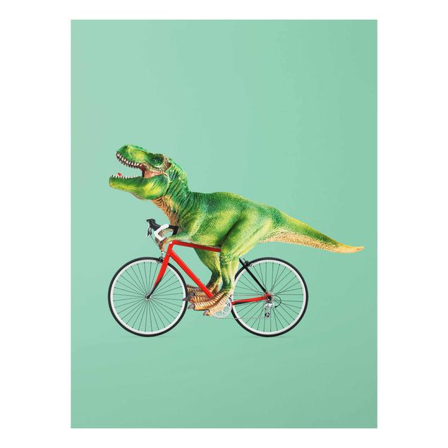 Cuadros famosos Dinosaur With Bicycle