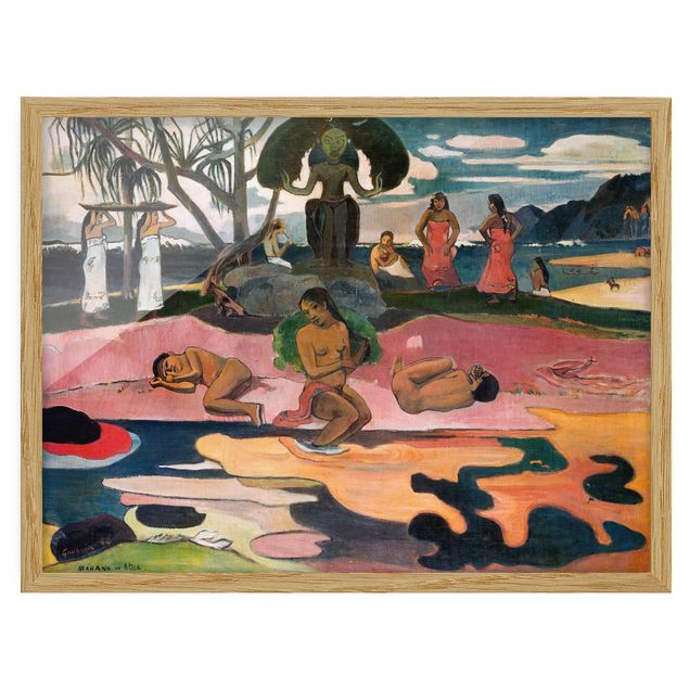 Reproducciones de cuadros Paul Gauguin - Day Of The Gods (Mahana No Atua)