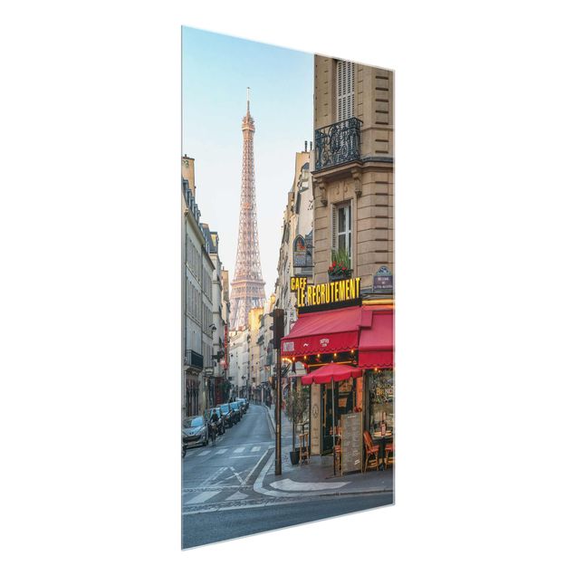 Cuadros de cristal arquitectura y skyline Streets Of Paris