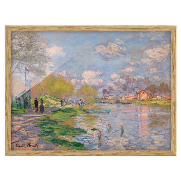 Reproducciones de cuadros Claude Monet - Spring On The Seine