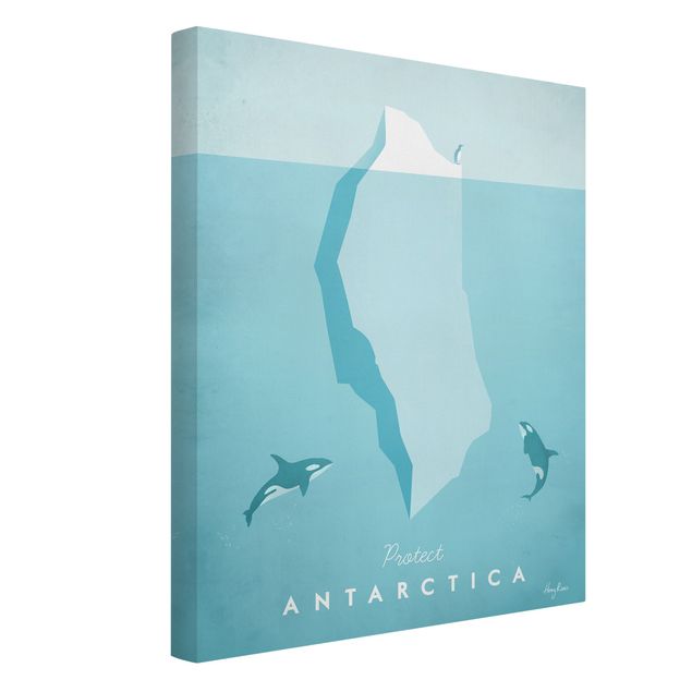 Cuadro con paisajes Travel Poster - Antarctica