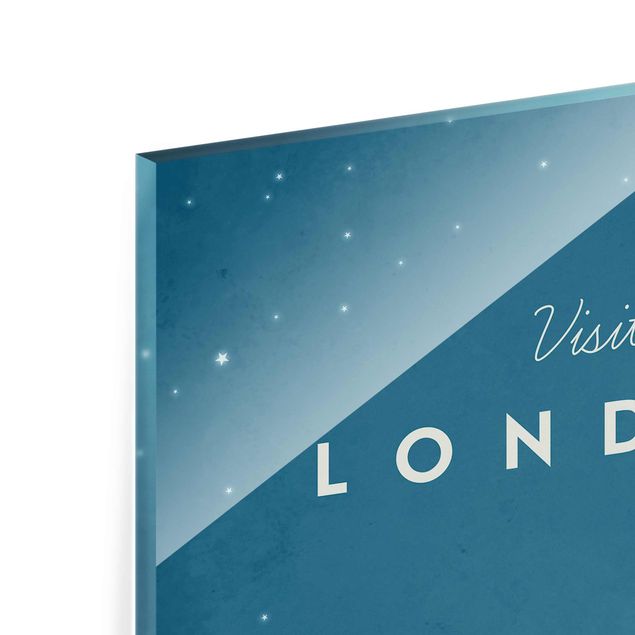 Cuadro azul Travel Poster - London