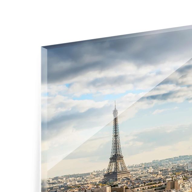 Cuadros de cristal paisajes Nice day in Paris