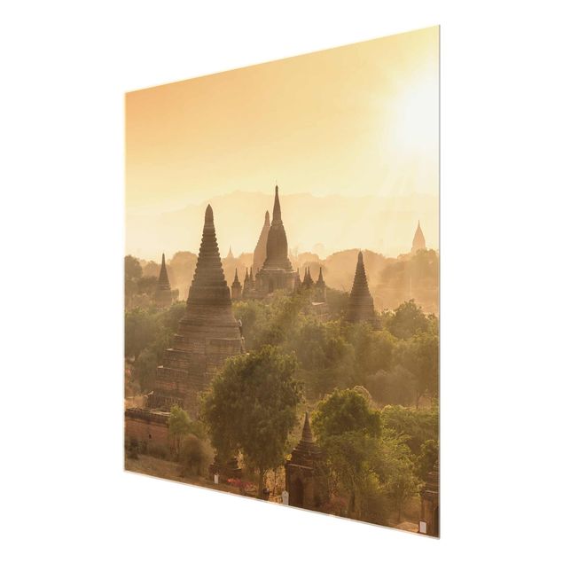 Cuadros arquitectura Sun Setting Over Bagan