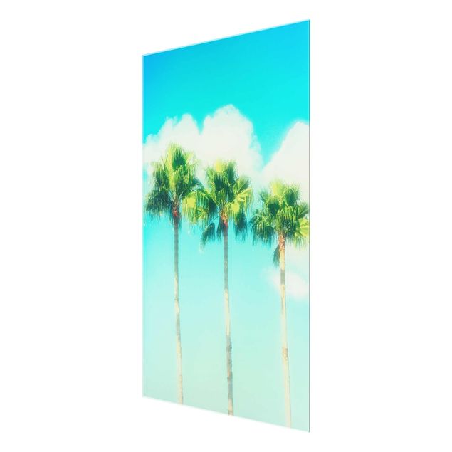 Cuadros azules Palm Trees Against Blue Sky