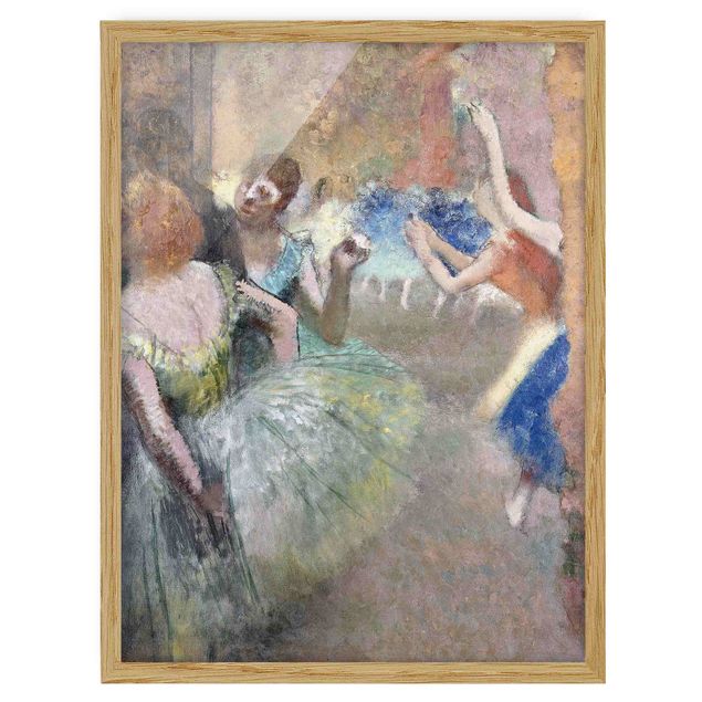 Pósters enmarcados de cuadros famosos Edgar Degas - Ballet Scene