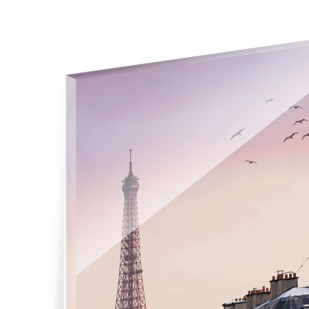 Cuadros decorativos modernos The Eiffel Tower In The Setting Sun