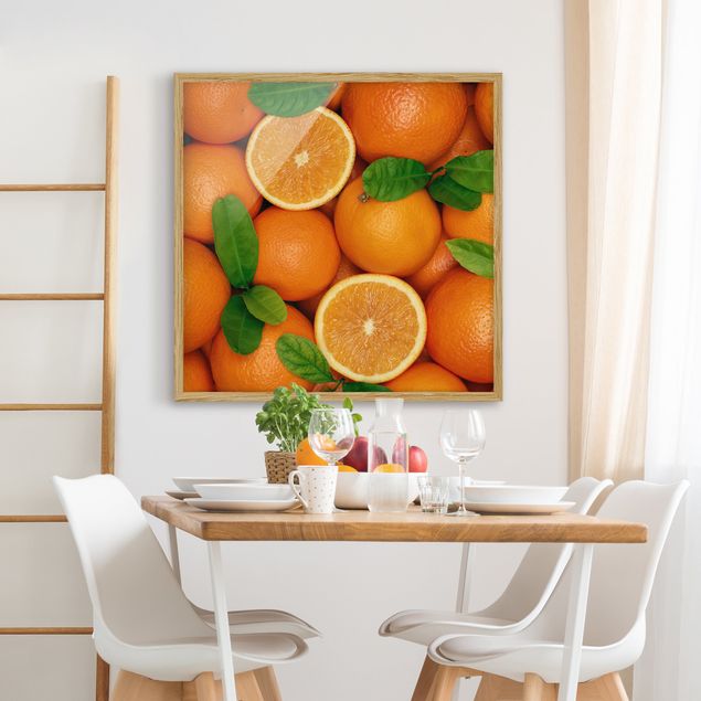 Cuadros modernos y elegantes Juicy oranges