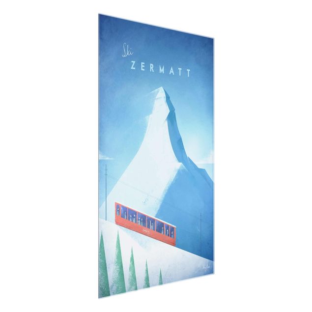 Cuadros montañas Travel Poster - Zermatt