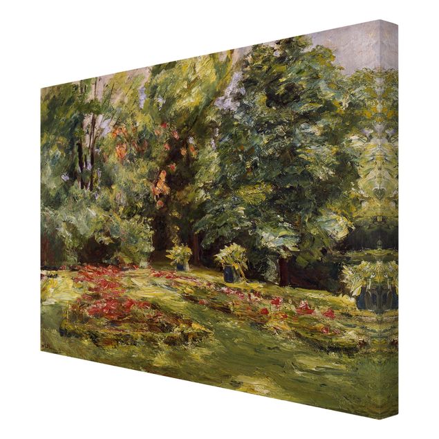 Cuadros de paisajes naturales  Max Liebermann - Flower Terrace Wannseegarten