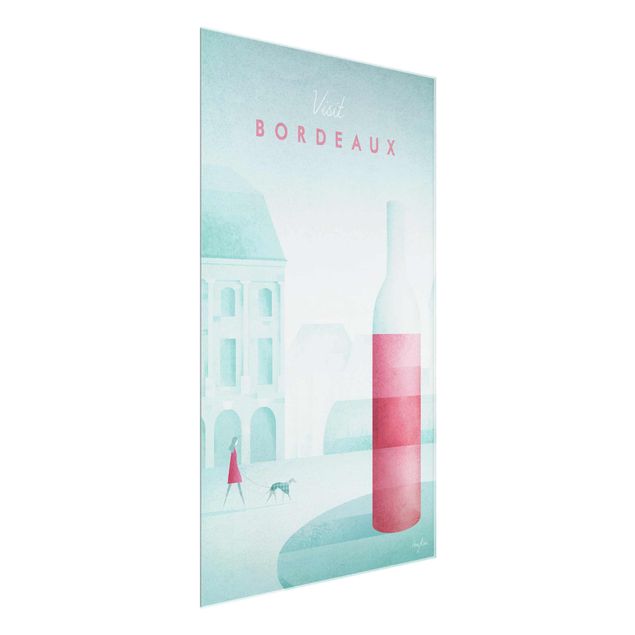 Cuadros famosos Travel Poster - Bordeaux
