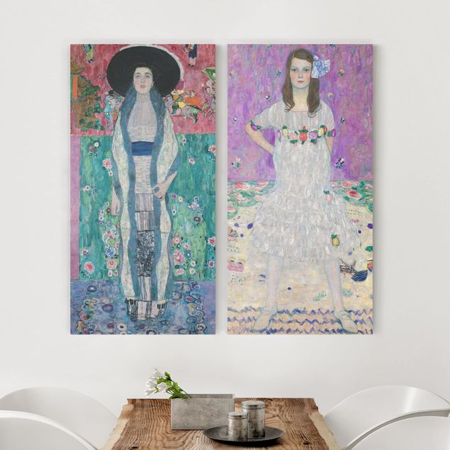 Cuadros Art deco Gustav Klimt - Adele Bloch-Bauer and Mada Primavesi
