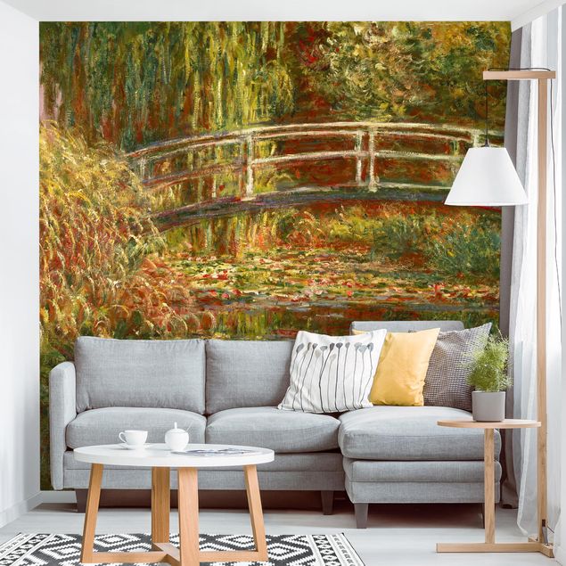 Cuadros Impresionismo Claude Monet - Waterlily Pond And Japanese Bridge (Harmony In Pink)