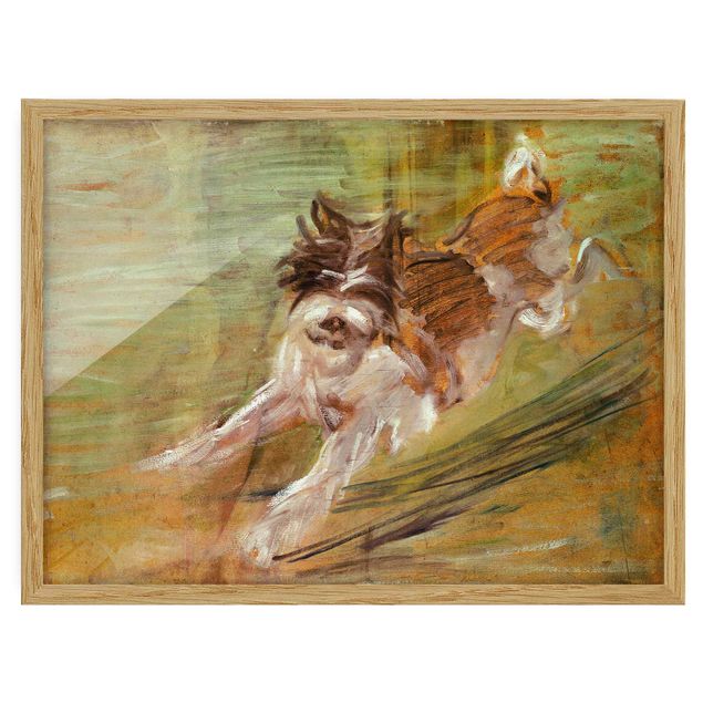 Cuadros de perros Franz Marc - Jumping Dog