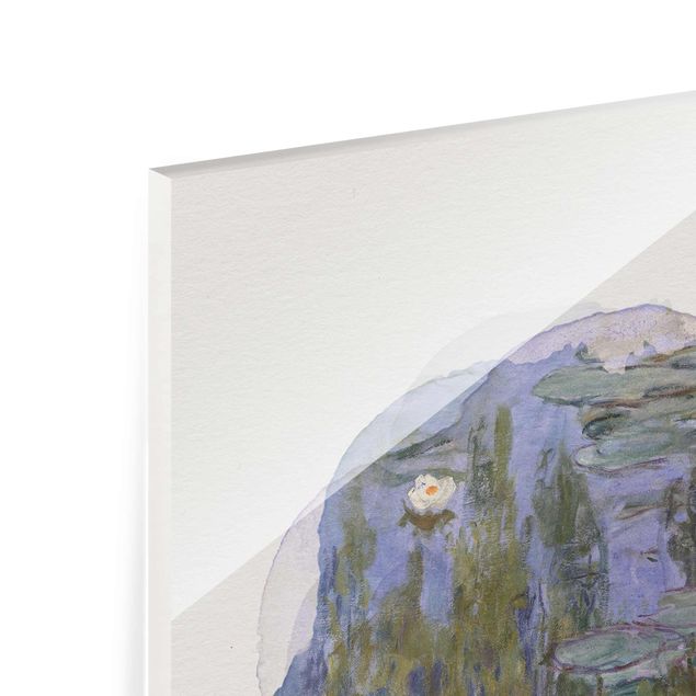 Cuadro con paisajes WaterColours - Claude Monet - Water Lilies (Nympheas)