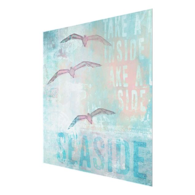 Cuadros Haase Shabby Chic Collage - Seagulls