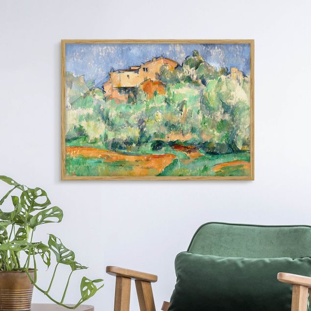 Cuadro del Impresionismo Paul Cézanne - House And Dovecote At Bellevue