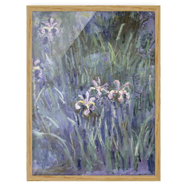 Láminas cuadros famosos Claude Monet - Iris