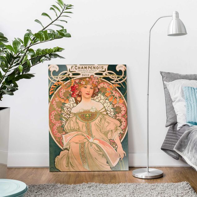Decoración de cocinas Alfons Mucha - Poster For F. Champenois