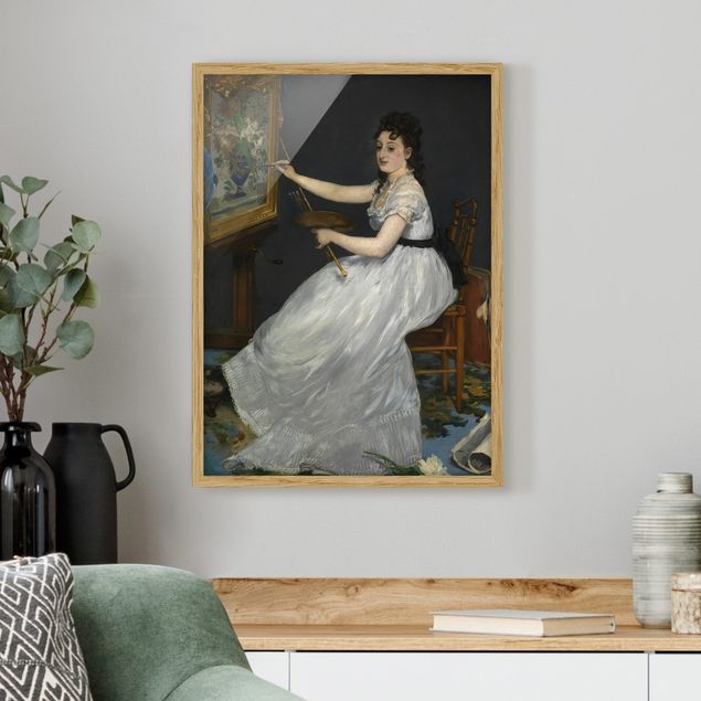 Pósters enmarcados de cuadros famosos Edouard Manet - Eva Gonzalès