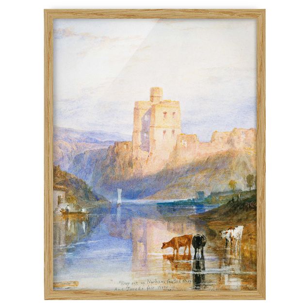 Láminas cuadros famosos William Turner - Norham Castle