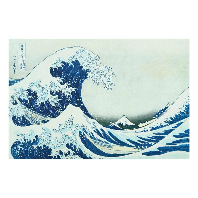 Cuadros paisajes Katsushika Hokusai - The Great Wave At Kanagawa