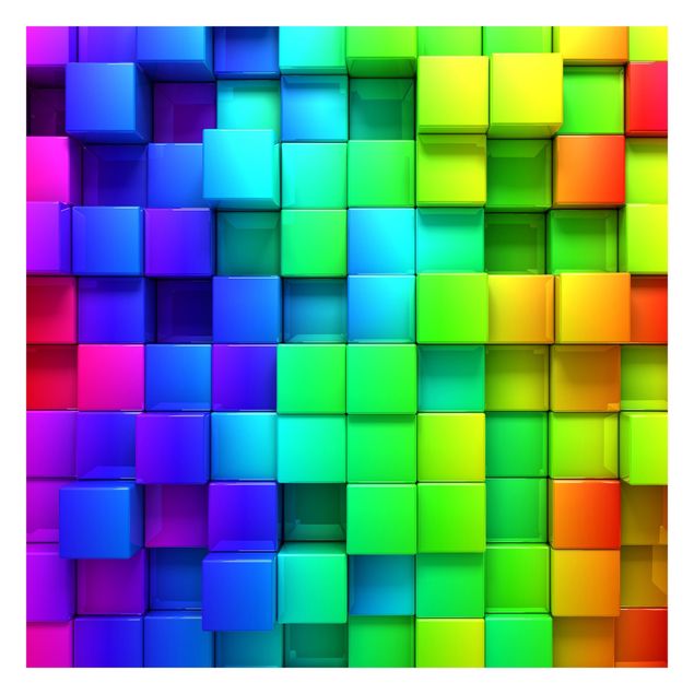 Papel de pared 3D Cubes