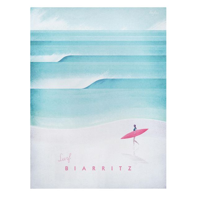 Cuadros con mar Travel Poster - Biarritz