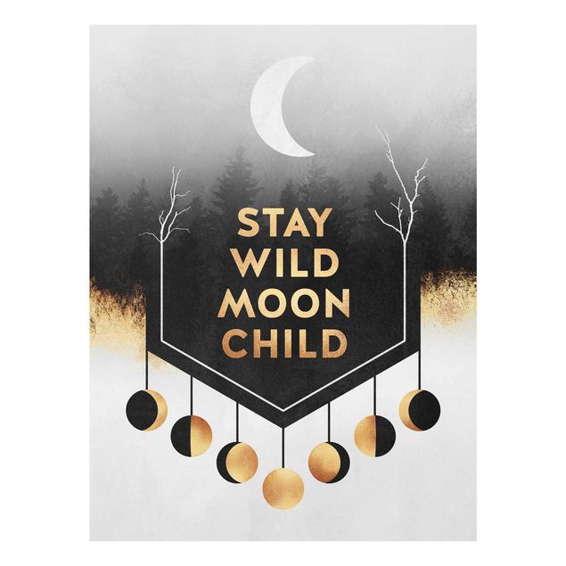 Láminas de cuadros famosos Stay Wild Moon Child