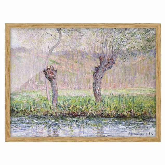 Reproducciones de cuadros Claude Monet - Willow Trees Spring