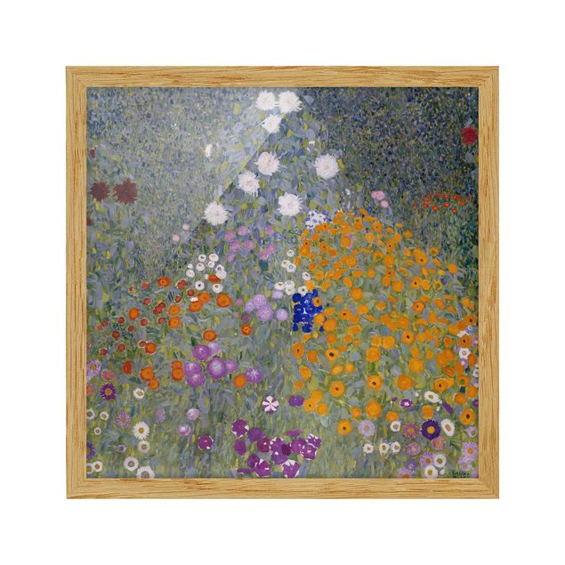 Láminas cuadros famosos Gustav Klimt - Cottage Garden