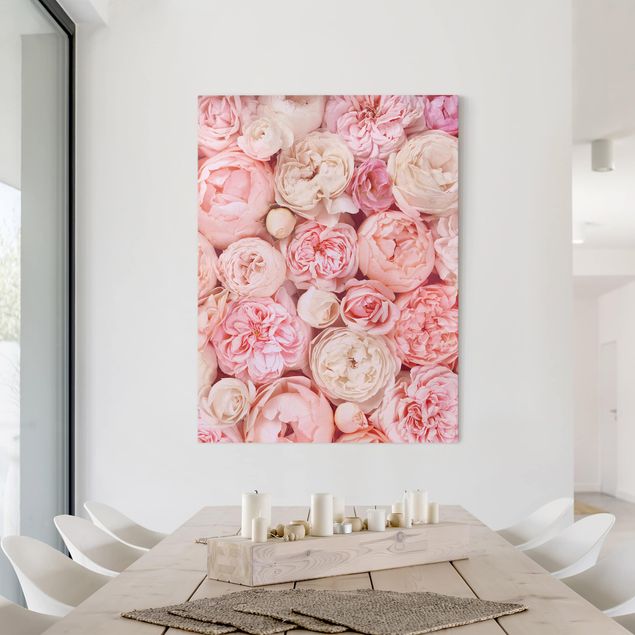 Lienzos de rosas Roses Rosé Coral Shabby