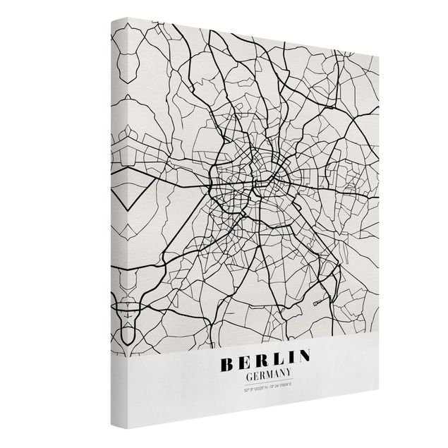 Cuadros mapamundi Berlin City Map - Classic