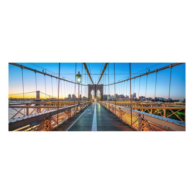 Cuadros ciudades Dawn On The Brooklyn Bridge