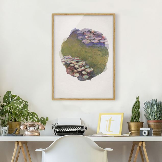 Cuadros Impresionismo WaterColours - Claude Monet - Water Lilies