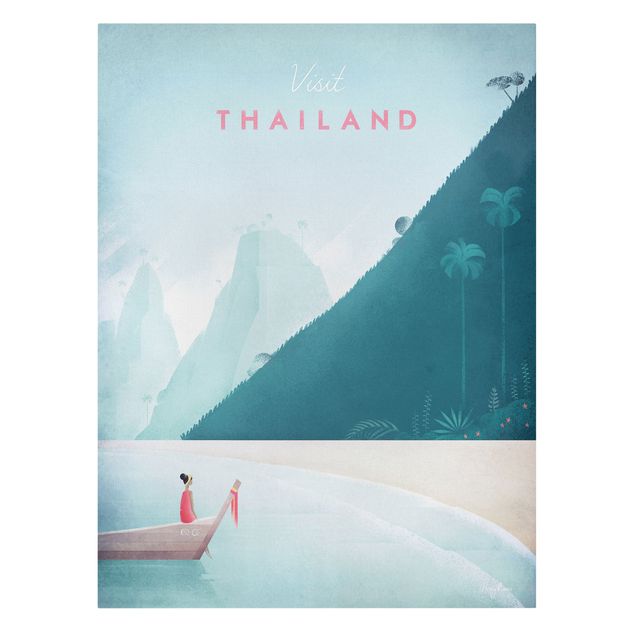 Cuadros playa Travel Poster - Thailand