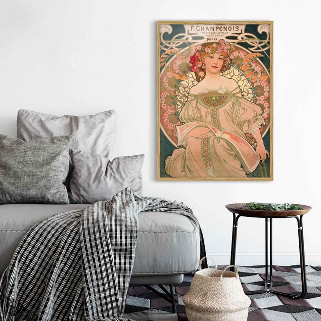 Decoración cocina Alfons Mucha - Poster For F. Champenois