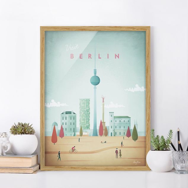 Cuadros de Berlín Travel Poster - Berlin