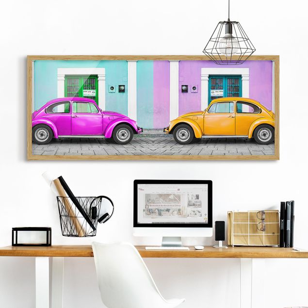 Pósters enmarcados de cuadros famosos Dyed Beetles