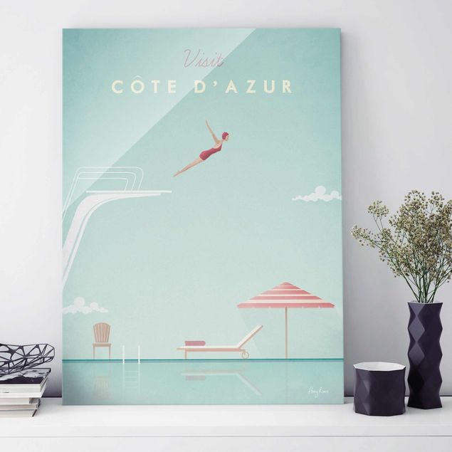 Decoración cocina Travel Poster - Côte D'Azur