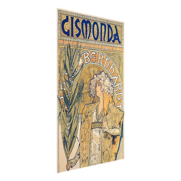 Láminas cuadros famosos Alfons Mucha - Poster For The Play Gismonda