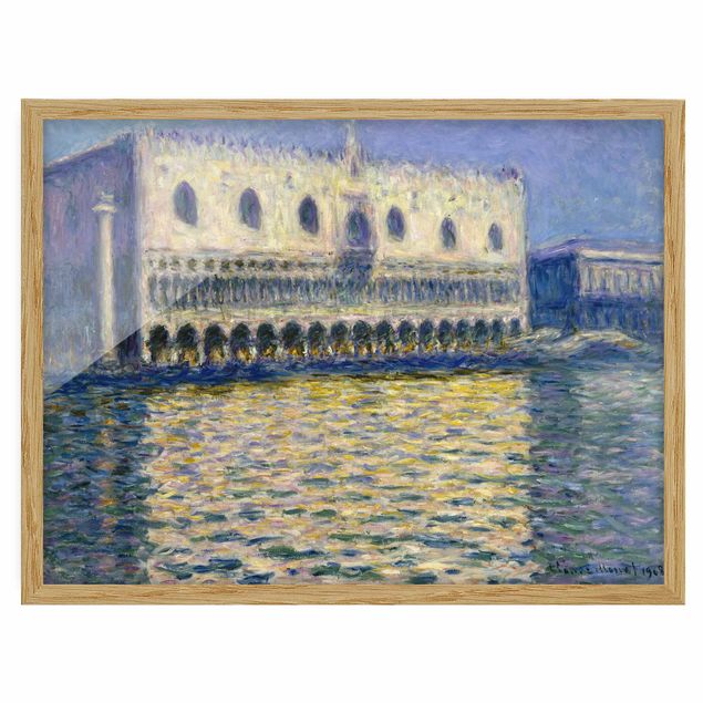 Láminas cuadros famosos Claude Monet - The Palazzo Ducale