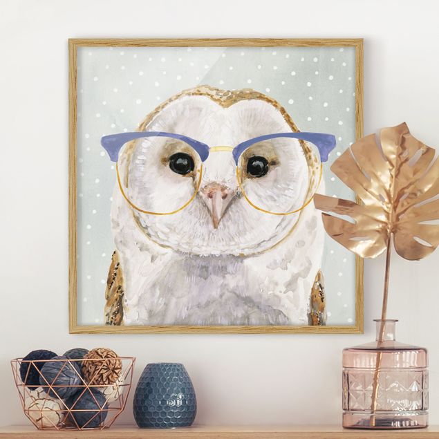 Decoración habitación infantil Animals With Glasses - Owl
