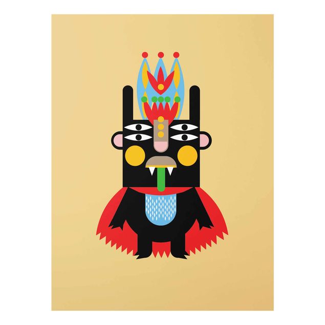 Cuadros multicolor Collage Ethno Monster - King