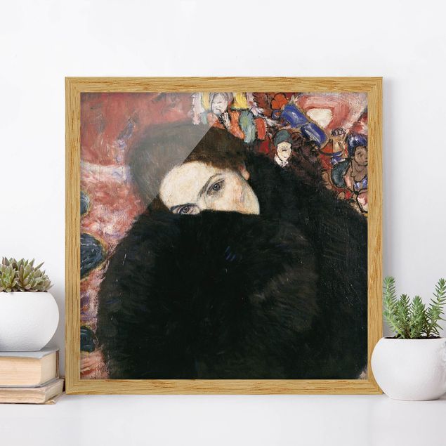 Cuadros Art deco Gustav Klimt - Lady With A Muff