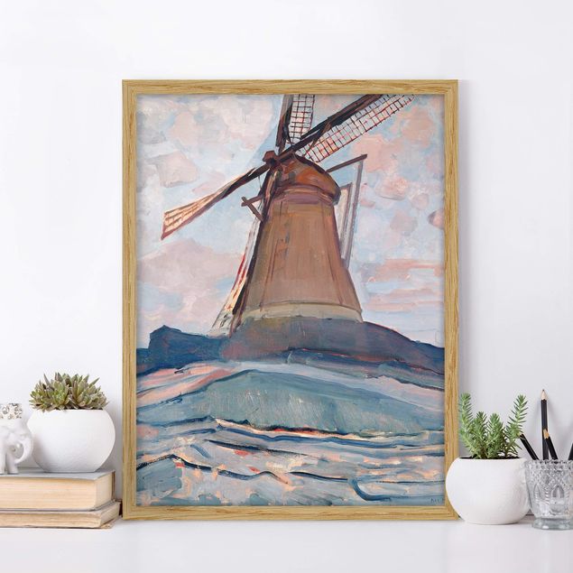 Cuadro del Impresionismo Piet Mondrian - Windmill