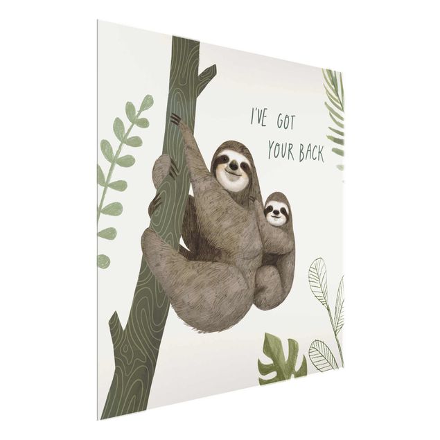 Cuadros con frases motivadoras Sloth Sayings - Back