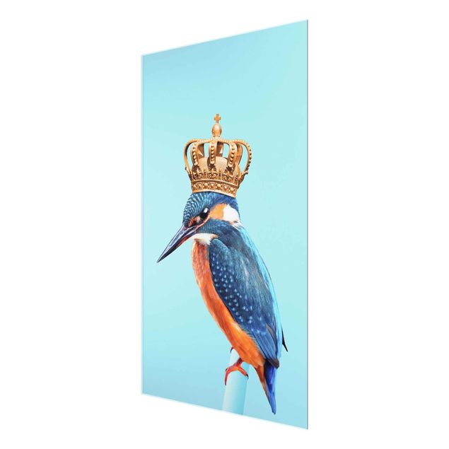 Cuadros azules Kingfisher With Crown