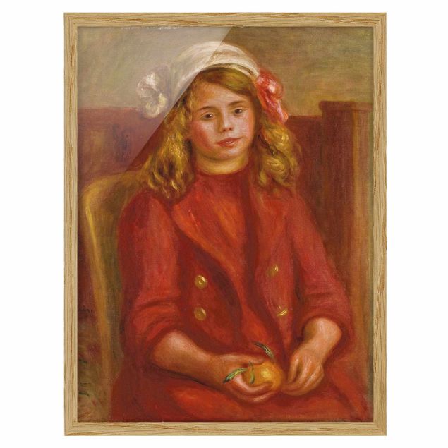 Reproducciones de cuadros Auguste Renoir - Young Girl with an Orange