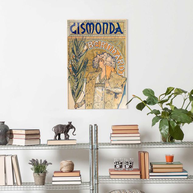 Cuadros Art deco Alfons Mucha - Poster For The Play Gismonda